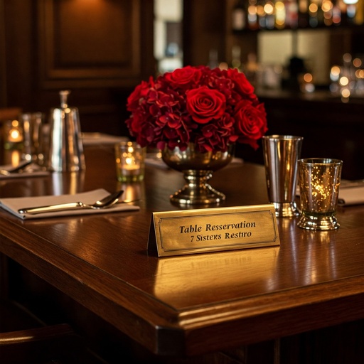 Table Reservation – 7 Sisters Restro