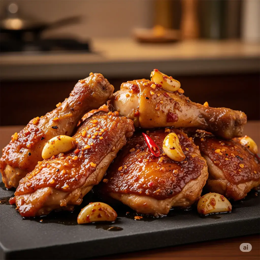Hot Garlic Chicken 