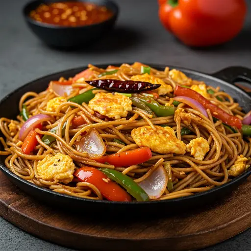 Egg Schezwan Noodles