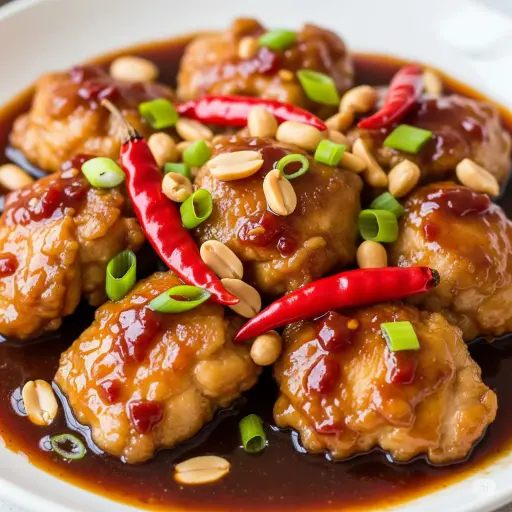 Kung Pao Chicken (Gravy) (8pc)