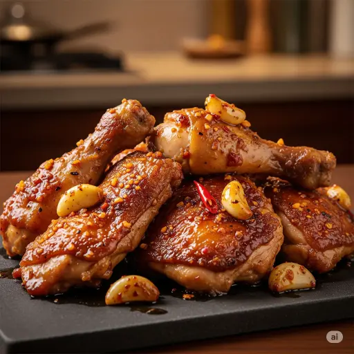 Hot Garlic Chicken 