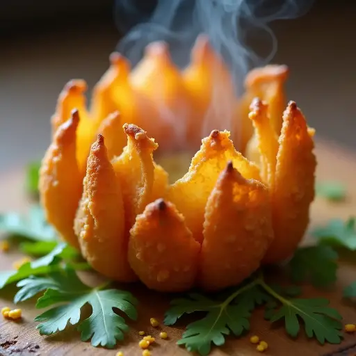 Onion Flower Pakora 